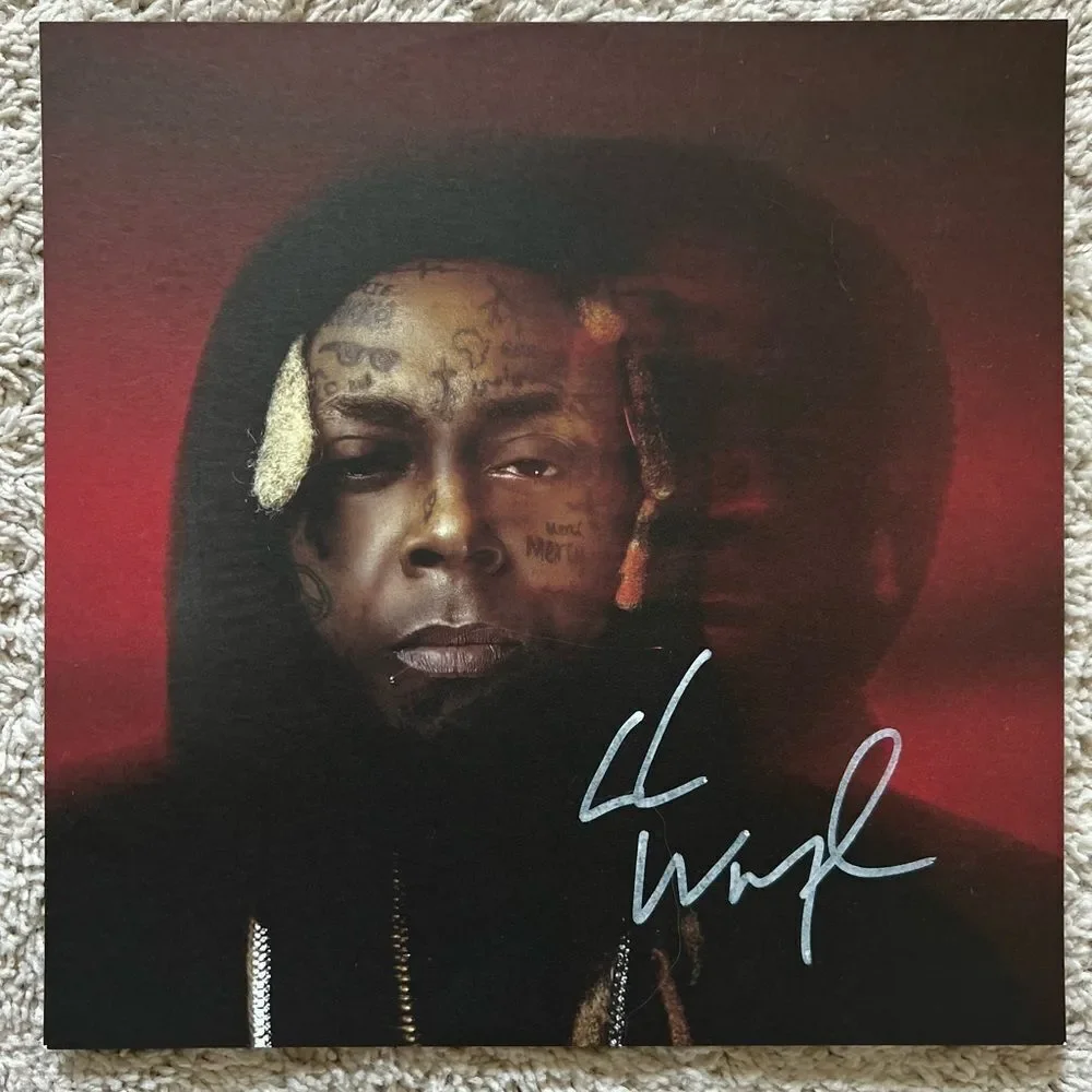 LIL WAYNE Tha Carter VI Red Signed Vinyl LP CARTER 6